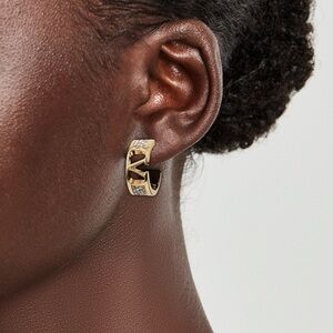 VALENTINO GARAVANI
VLOGO Hoop Earrings With Crystals